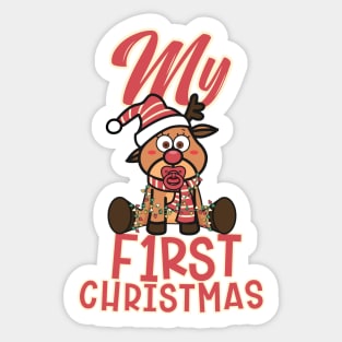 My First Christmas Sticker